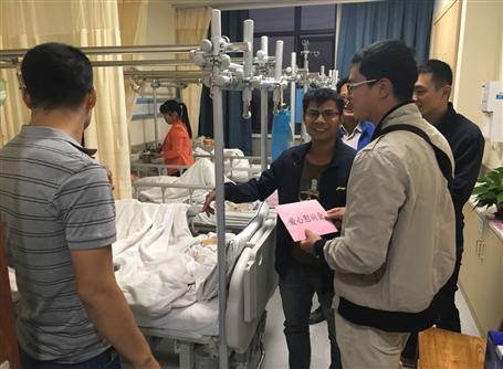 雪中送炭三九暖，愛心慰問家人情 記探望同事吳宇家人