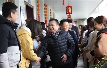【開工大吉】新年新氣象！公司領導班子向干部職工拜年