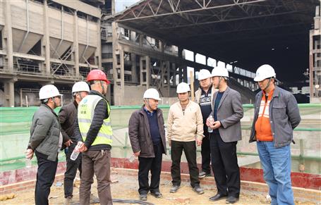 唐峰、何勇到魚(yú)峰水泥技改項(xiàng)目調(diào)研指導(dǎo)