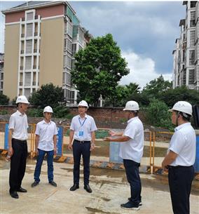 歐志永到冶建公司祥云江山悅項目開展2022年上半年質(zhì)量安全綜合大檢查