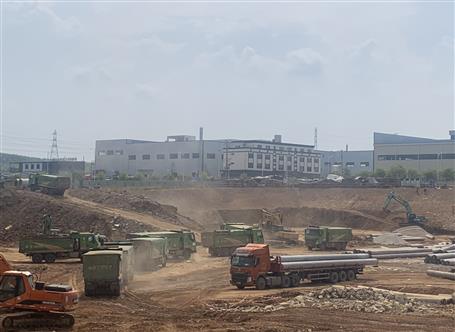 【奮力沖刺·勇創(chuàng)佳績】冶建第四分公司項目：全面鋪開施工 加快項目建設(shè)