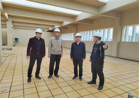 廖立波、何勇到項目開展一季度暨復(fù)工復(fù)產(chǎn)綜合大檢查