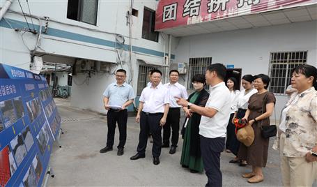 柳梧兩地政協(xié)聯(lián)合調研組考察柳北區(qū)危舊房改造項目